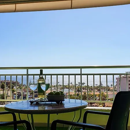 Ocean View & Sunset Palm-mar, Pool, Parking Apartment