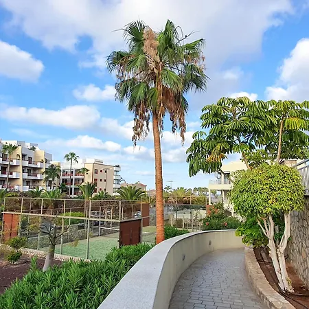公寓 Ocean View & Sunset Palm-mar, Pool, Parking